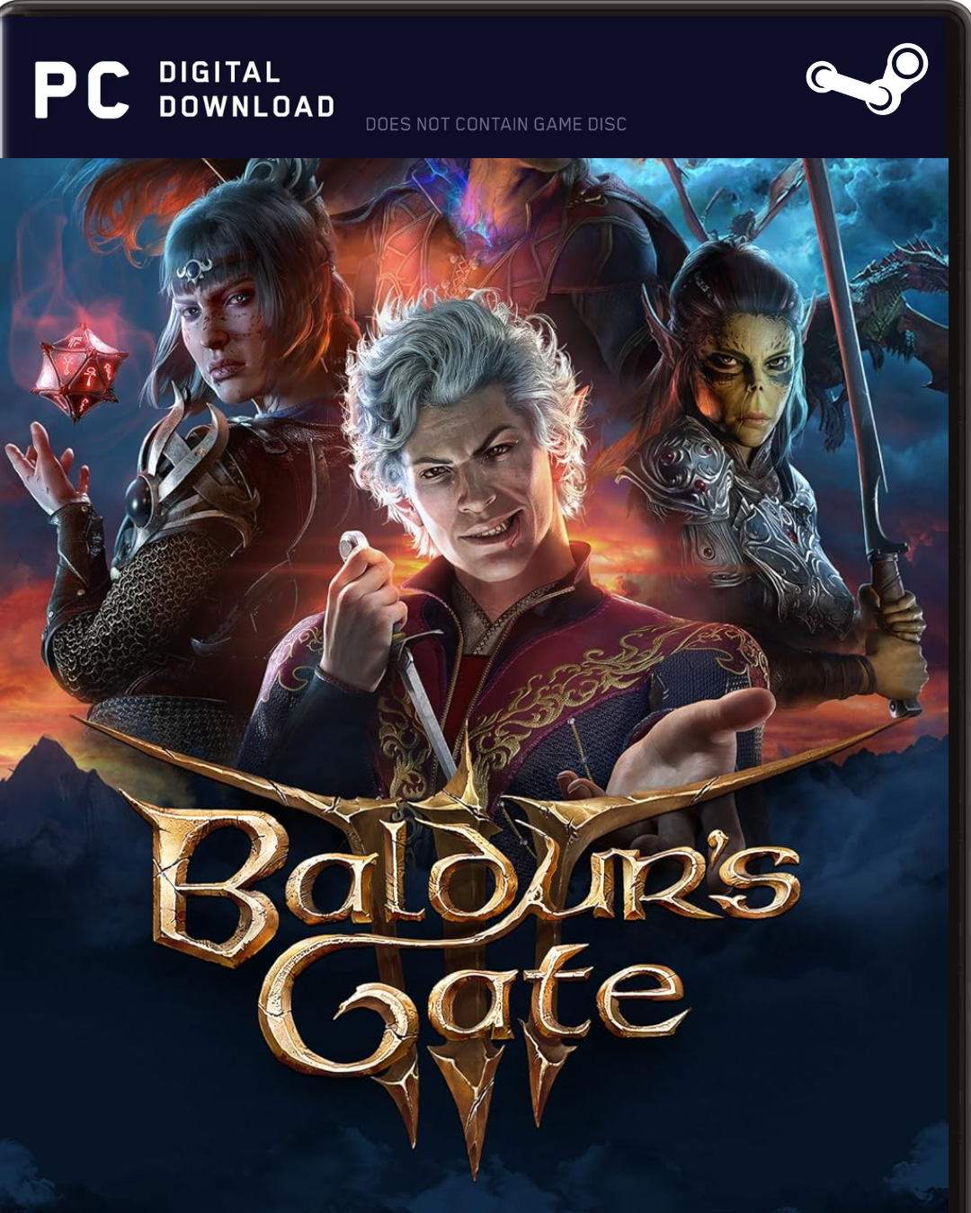 Baldur's Gate 3 - PC RPG Video Game Steam