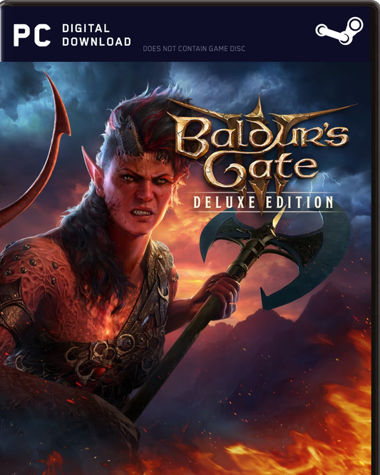 Baldur's Gate 3: Deluxe Edition - PC RPG Video Game Steam
